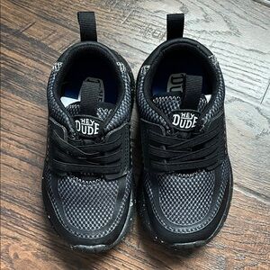 Hey Dude Kids Black Sneakers